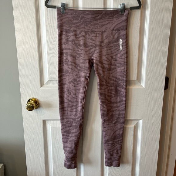 COPY - Gymshark Adapt Animal Seamless Leggings in Purple Mallow Sz M - Picture 5 of 8